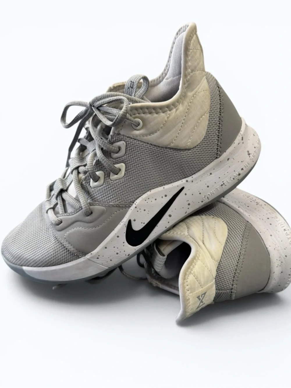 Nike PG 3 TB Wolf Grey' Low Too Basketball Shoes Size 6